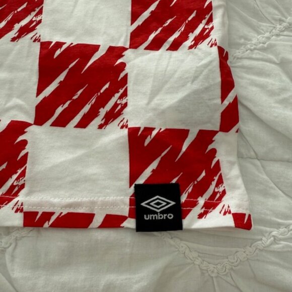 Umbro Croatia “Hrvatska” Checkered T-Shirt (Medium, New with Tags) - Picture 3 of 6